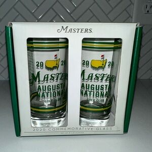 NWT: 2020 Masters Commemorative glass set of 2!